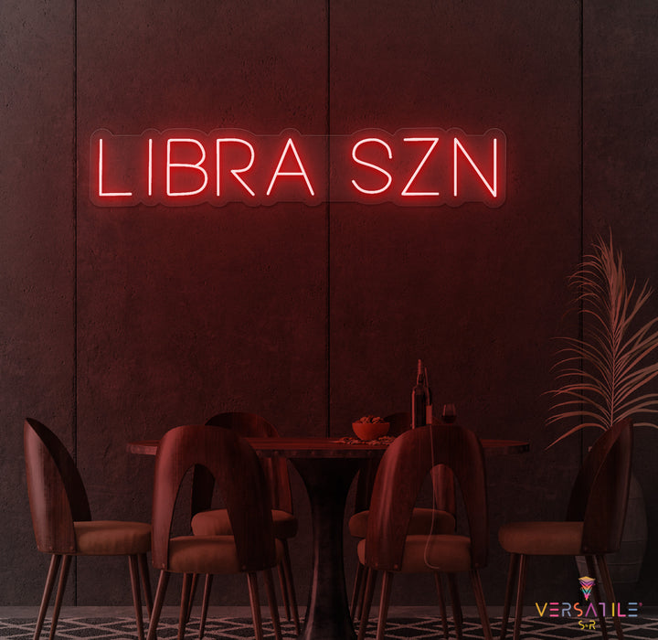 Libra SZN Neon Sign