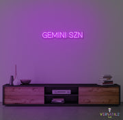 Gemini SZN Neon Sign