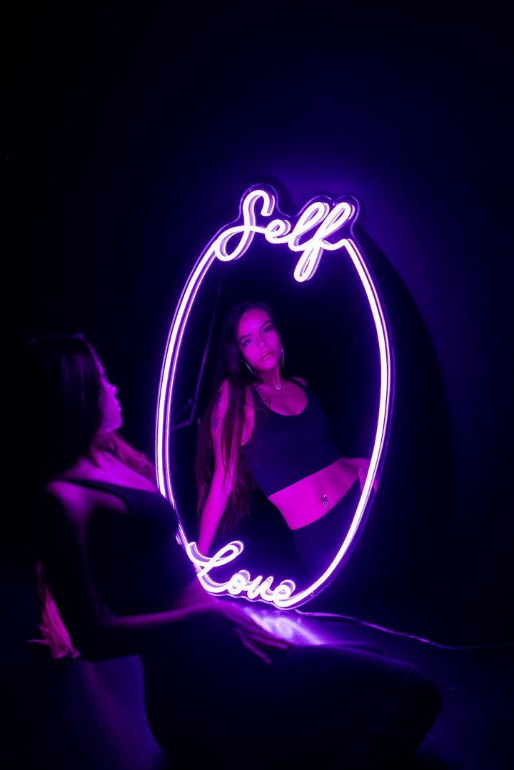 Self Love Vanity Mirror (Rainbow Remote)
