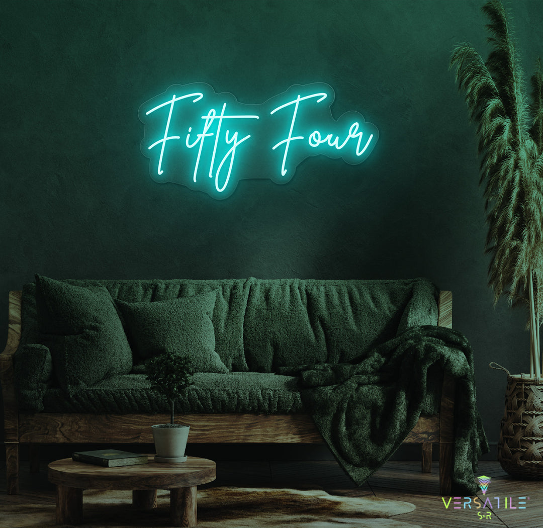 Fifty Four Birthday Neon Sign