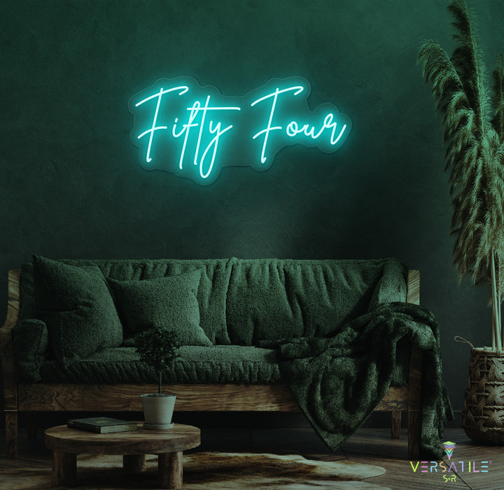 Fifty Four Birthday Neon Sign