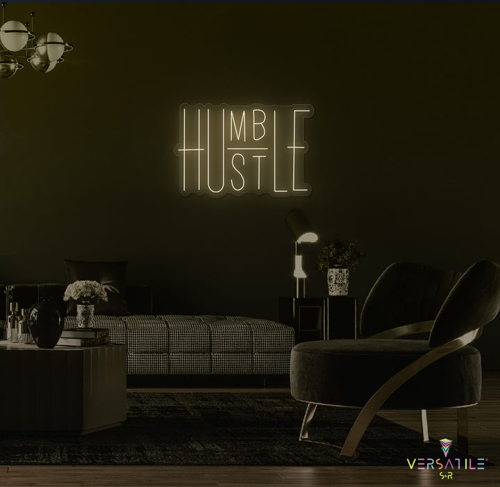 Humble/Hustle Neon Sign