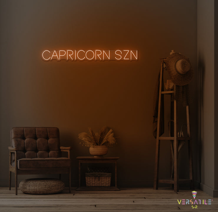 Capricorn SZN Neon Sign