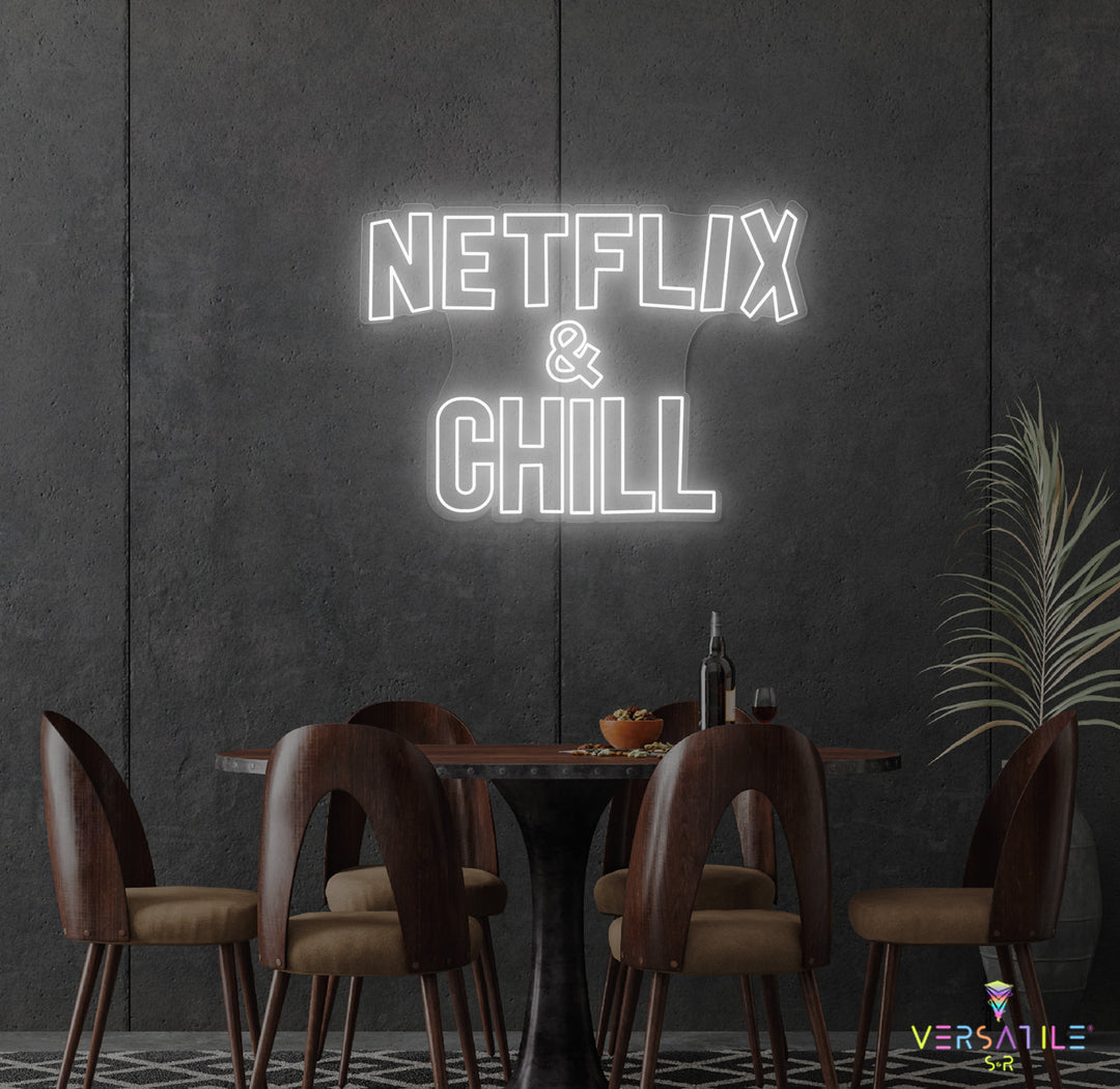 Netflix & Chill Neon Sign