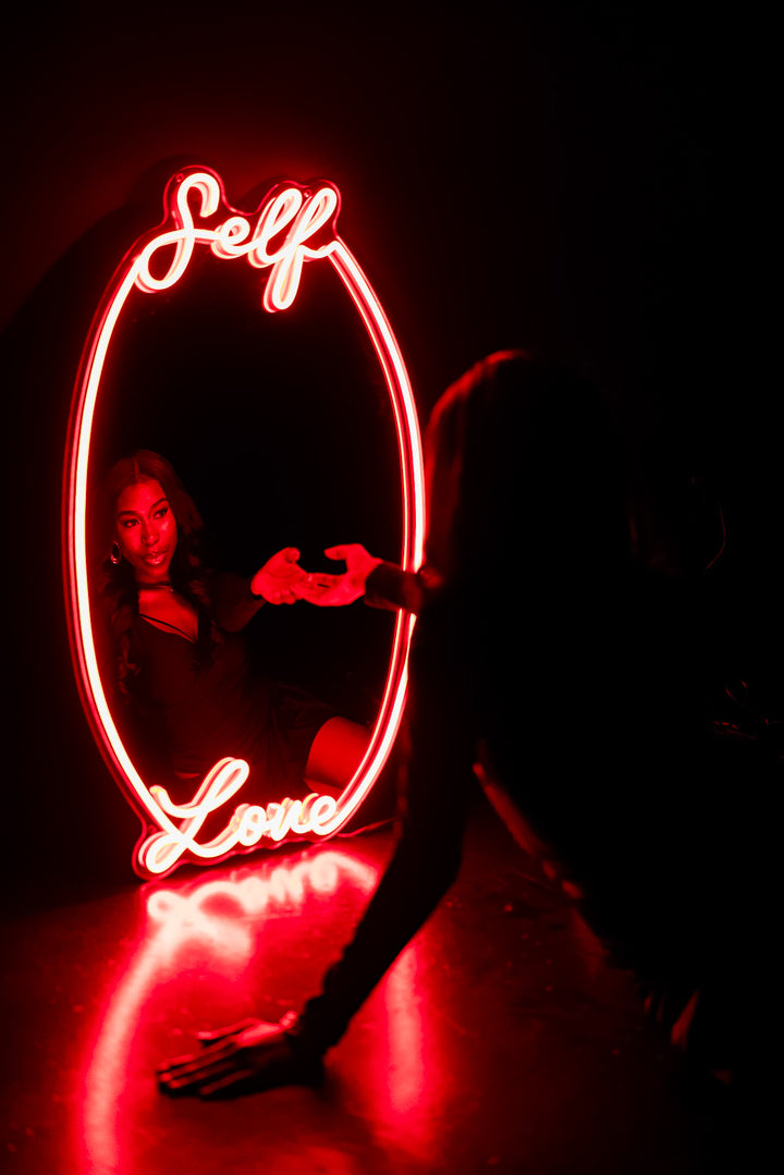 Self Love Vanity Mirror (Rainbow Remote)