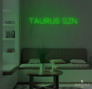 Taurus SZN Neon Sign