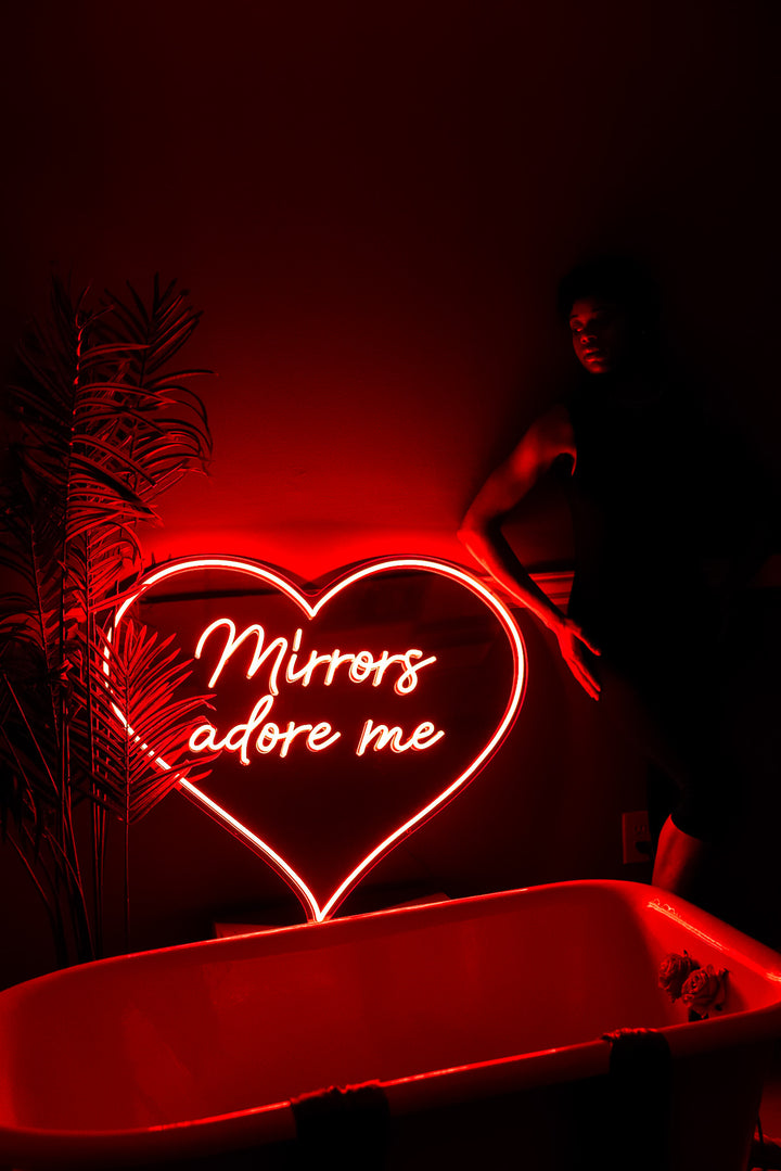 Mirrors Adore Me Vanity Mirror (Rainbow Remote)