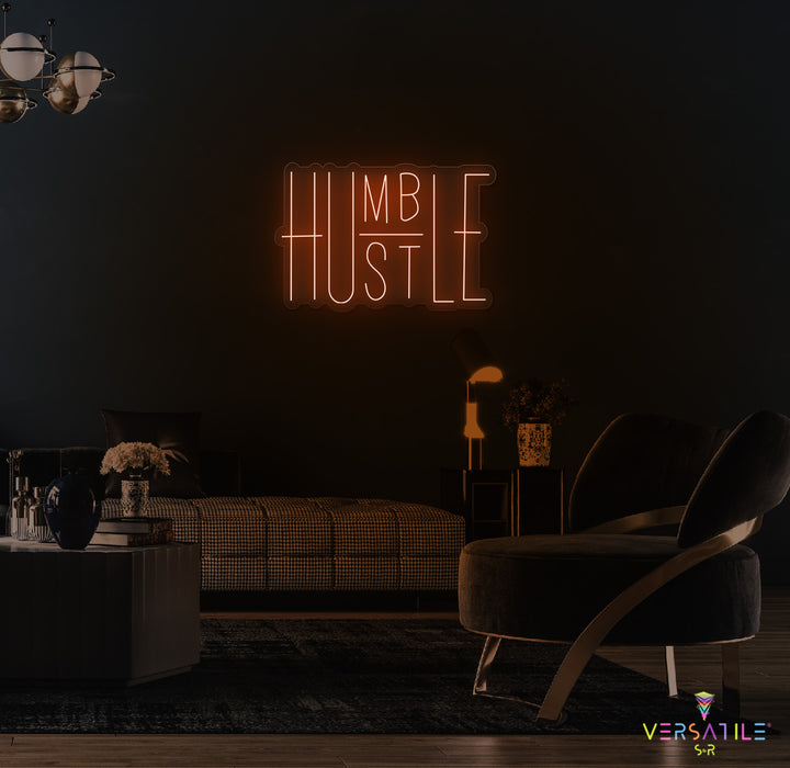 Humble/Hustle Neon Sign