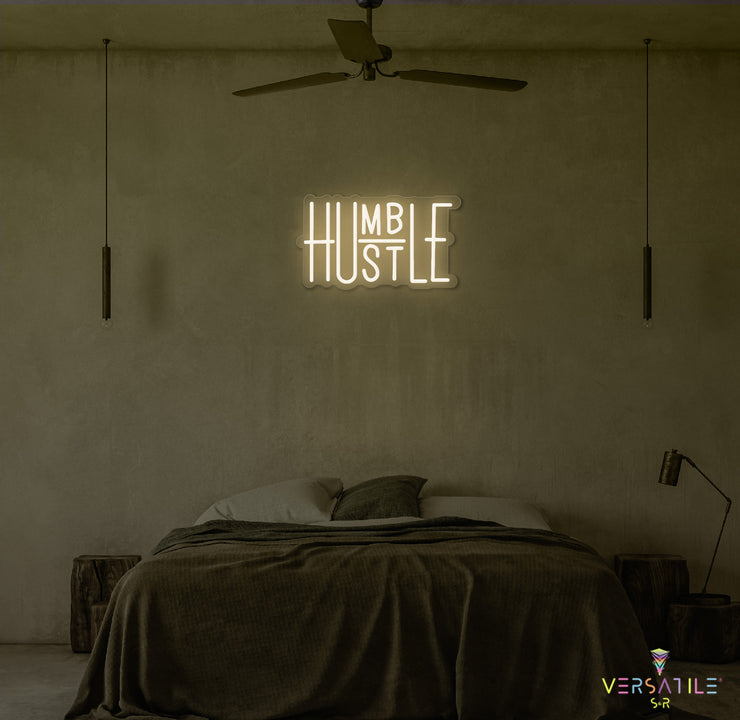 Humble/Hustle Neon Sign