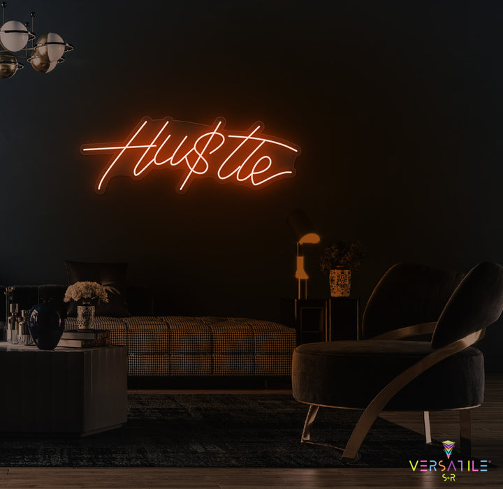 Hustle Neon Sign