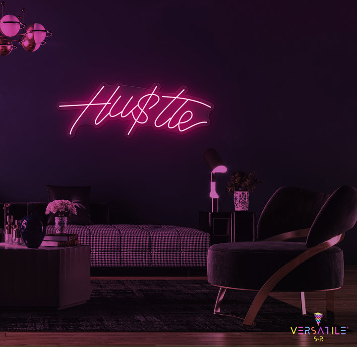 Hustle Neon Sign