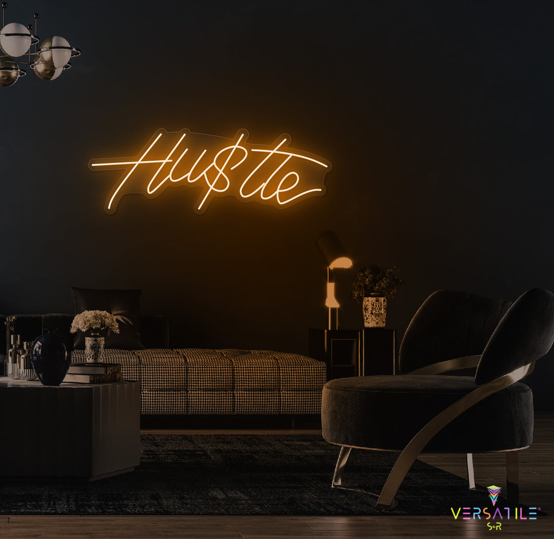 Hustle Neon Sign