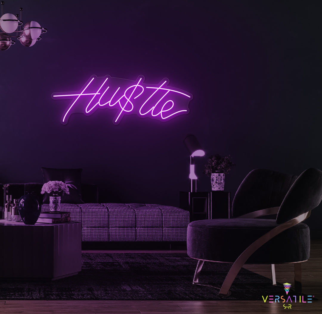 Hustle Neon Sign