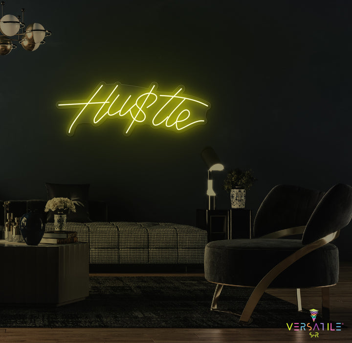 Hustle Neon Sign