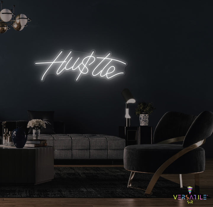 Hustle Neon Sign