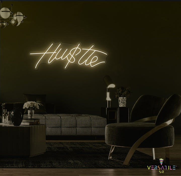 Hustle Neon Sign