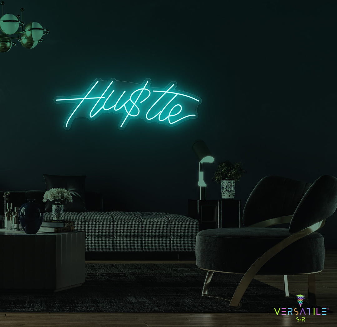 Hustle Neon Sign