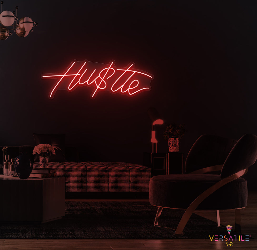 Hustle Neon Sign