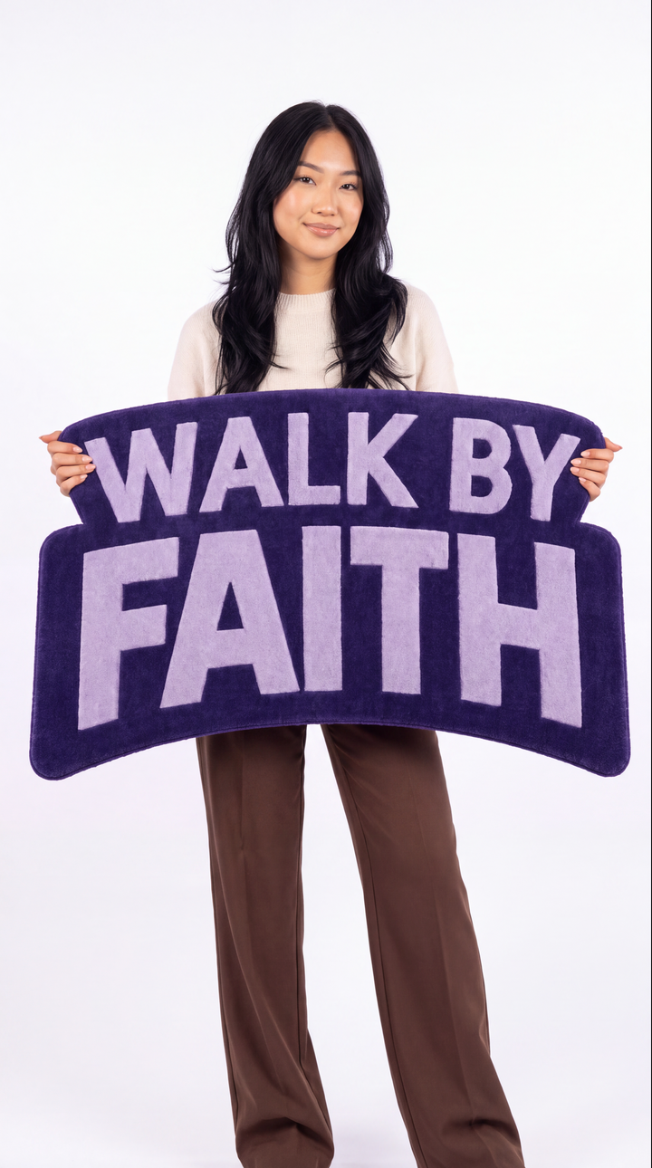 Walk By Faith 2 Custom Rug (Copy)