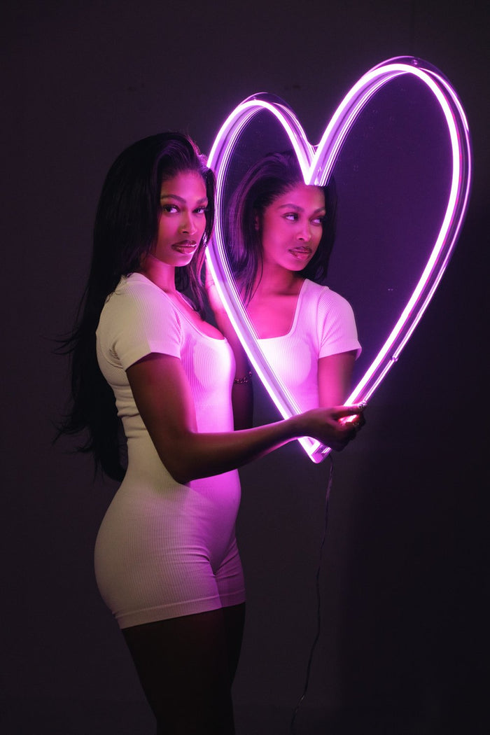 Neon mirrors