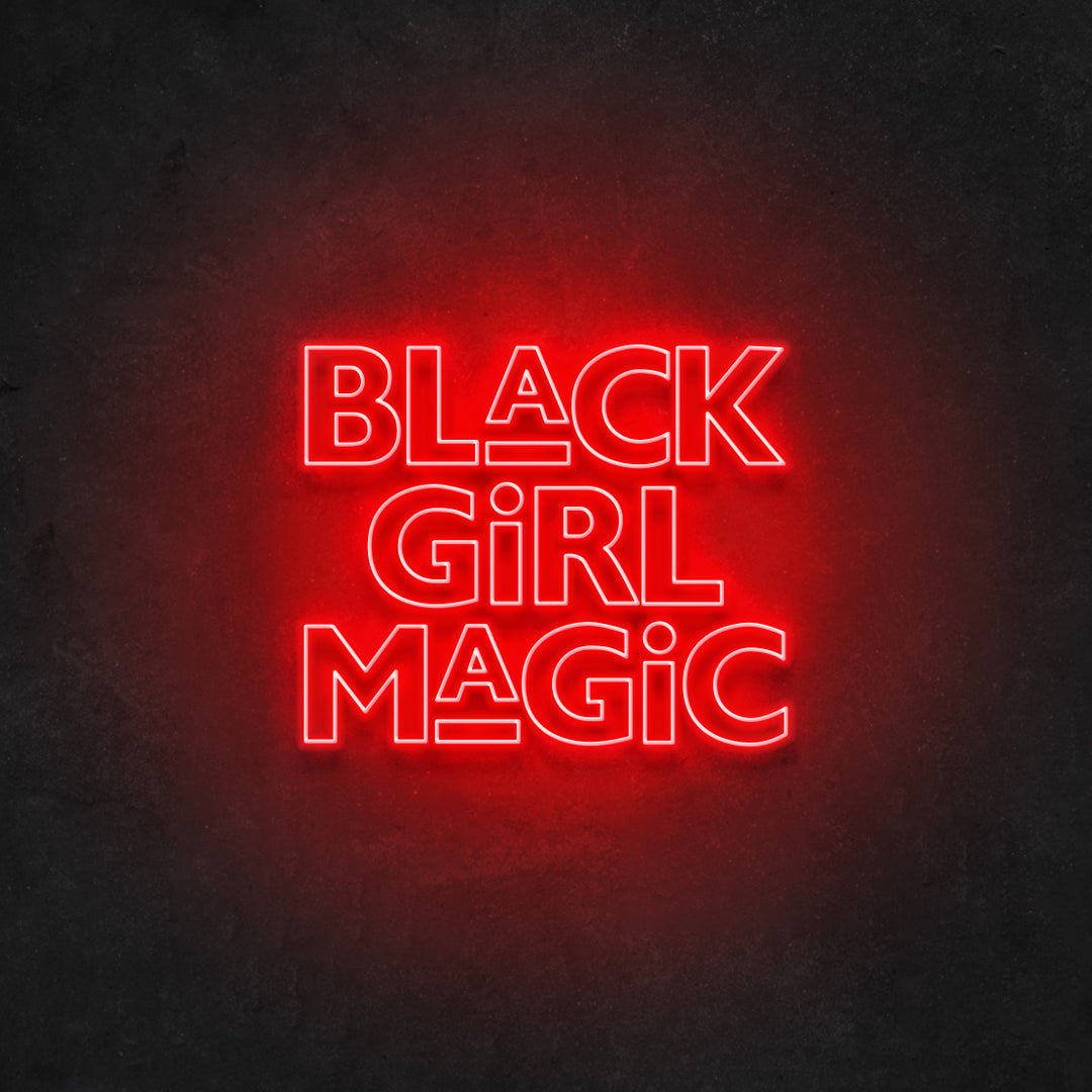 Black Girl Magic Neon Sign