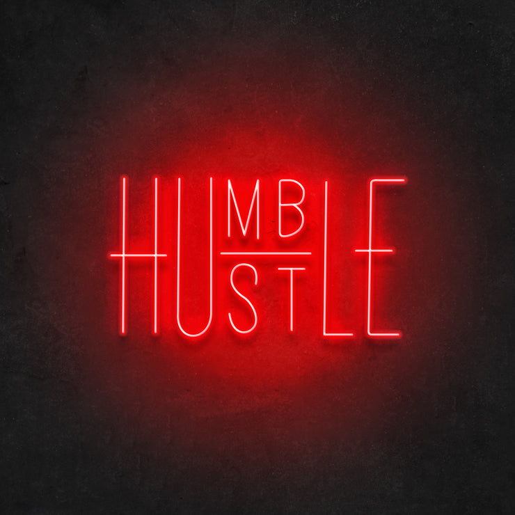 Humble/Hustle Neon Sign