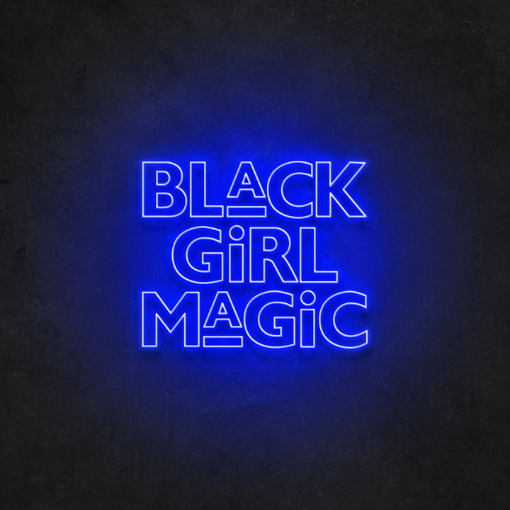 Black Girl Magic Neon Sign