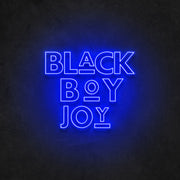 Black Boy Joy Neon Sign