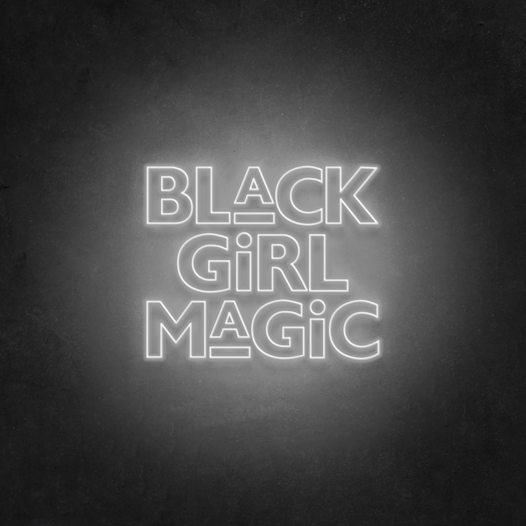 Black Girl Magic Neon Sign