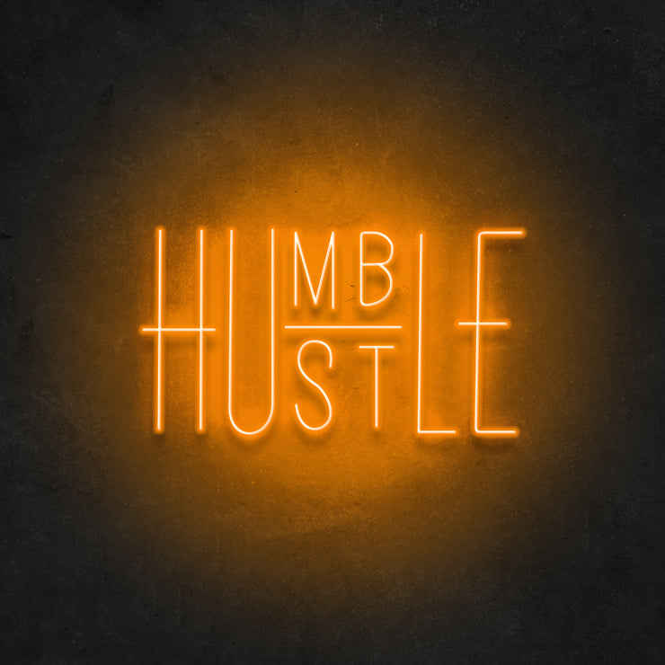Humble/Hustle Neon Sign