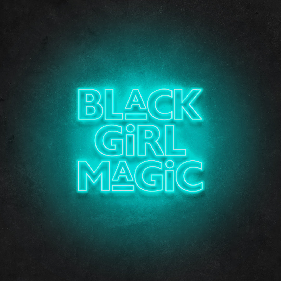 Black Girl Magic Neon Sign