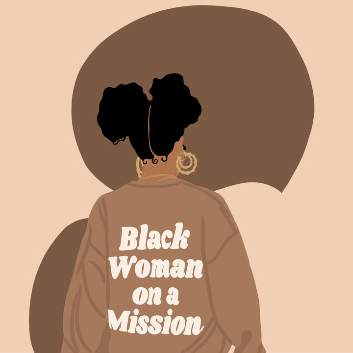 Destiny Darcel Custom Rug "Black Woman On A Mission"