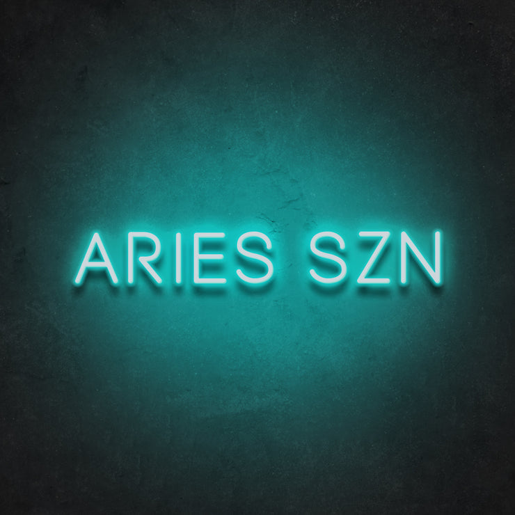 Aries SZN Neon Sign