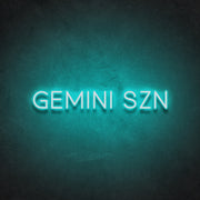 Gemini SZN Neon Sign