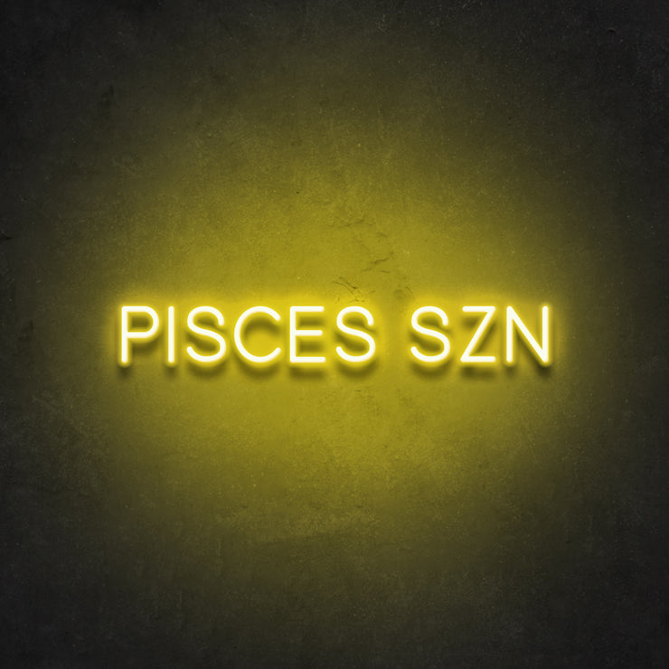 Pisces SZN Neon Sign