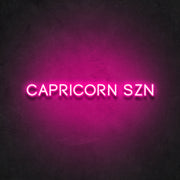 Capricorn SZN Neon Sign