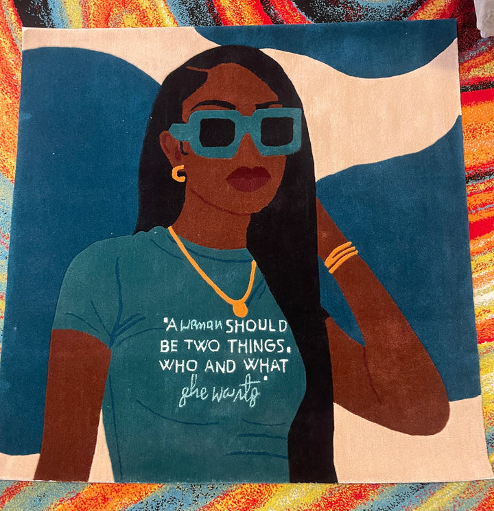 Destiny Darcel Custom Rug “A Woman Should"